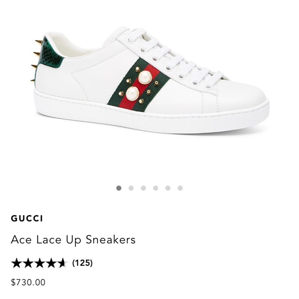 Gucci Ace Lace Up Sneakers